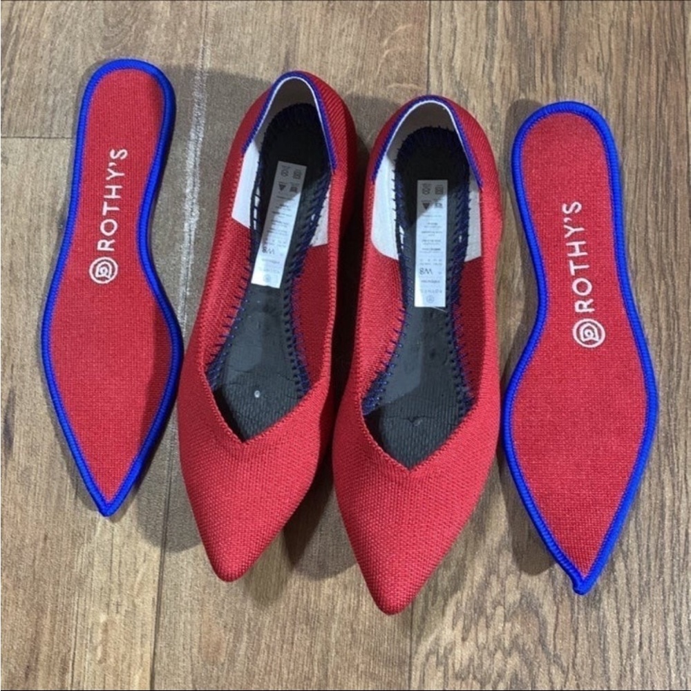 Red EUC Rothy’s Womens size 8 - Great for Valentine’s Day!! - Picture 5 of 7